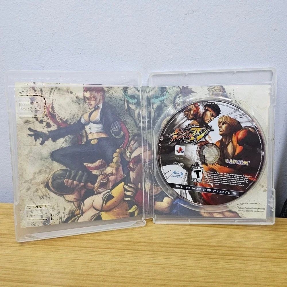Street Fighter IV 4 Capcom (Sony PlayStation 3, PS3, 2009) No Manual